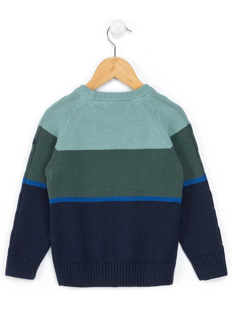 Pull - terre de marins Bleu céladon - Kiabi