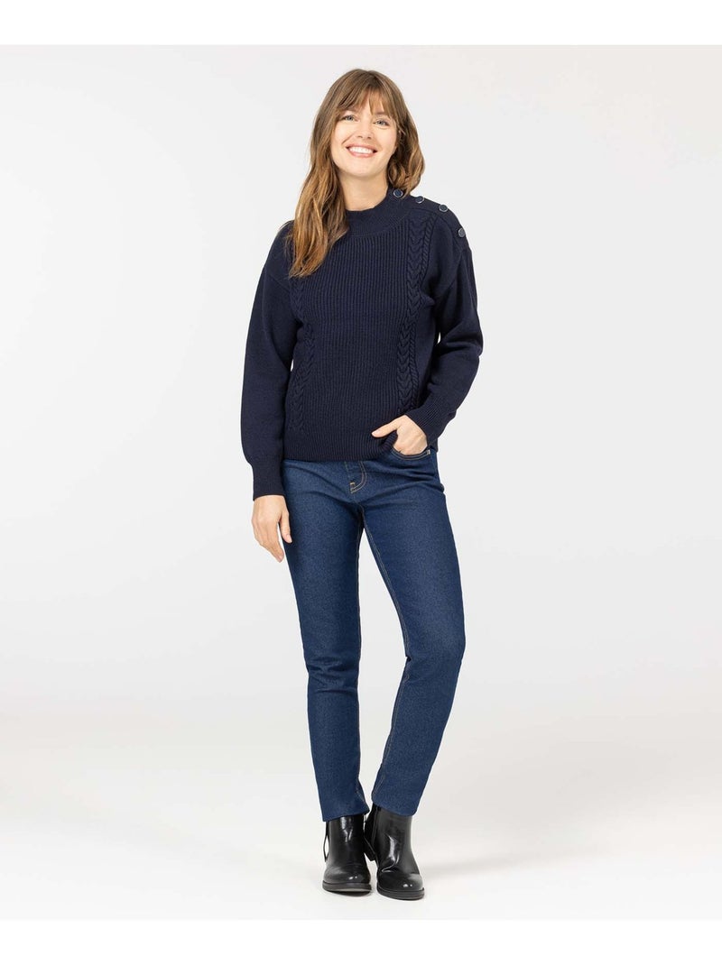 Pull - Terre de Marins Bleu - Kiabi