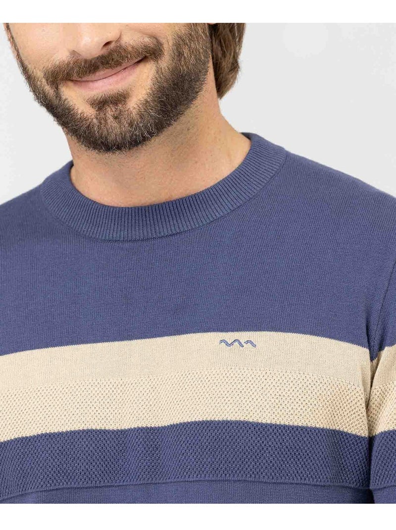 Pull - Terre de Marins Bleu - Kiabi