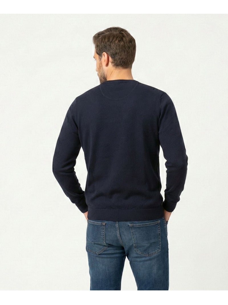 Pull - terre de marins Bleu marine - Kiabi