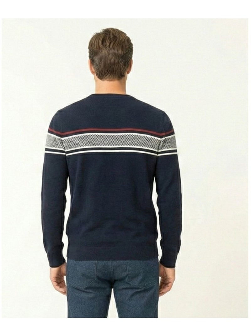 Pull - Terre de Marins Bleu marine - Kiabi