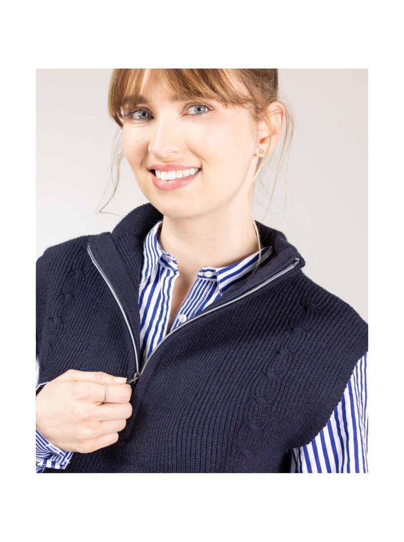 Pull - Terre de Marins Bleu marine - Kiabi