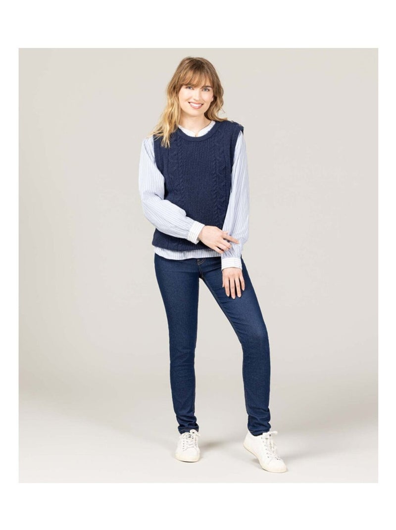 Pull - Terre de Marins Bleu marine - Kiabi