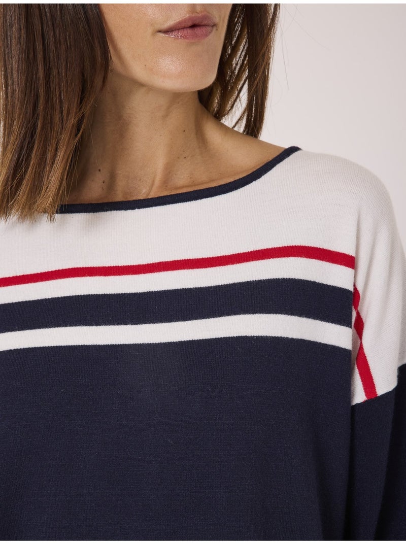Pull - Terre de Marins Bleu - Kiabi