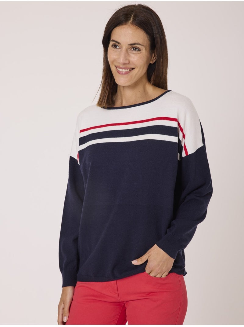 Pull - Terre de Marins Bleu - Kiabi