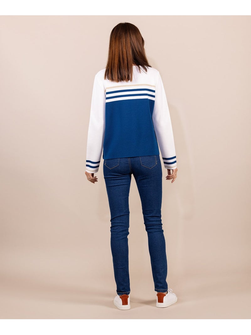 Pull - Terre de Marins Bleu - Kiabi