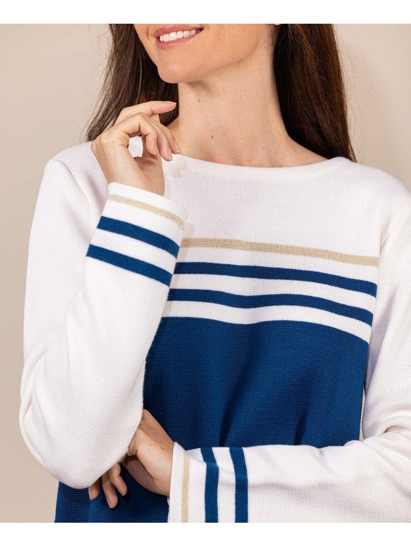 Pull - Terre de Marins Bleu - Kiabi