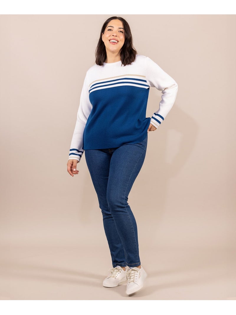 Pull - Terre de Marins Bleu - Kiabi