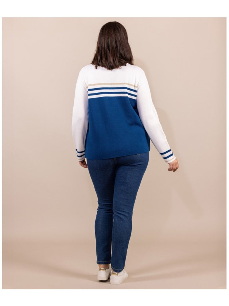 Pull - Terre de Marins Bleu - Kiabi