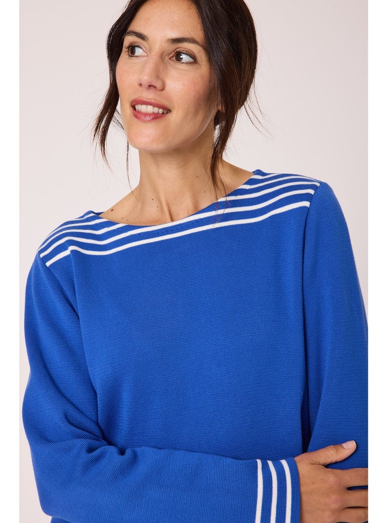 Pull - terre de marins Bleu - Kiabi
