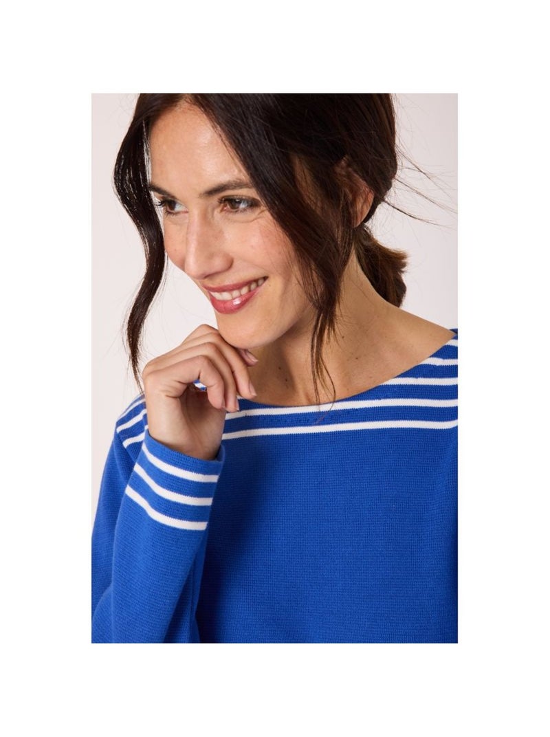Pull - terre de marins Bleu - Kiabi