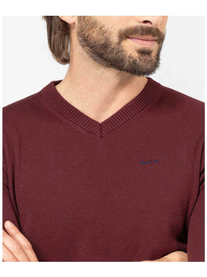 Pull - Terre de Marins Bordeaux - Kiabi