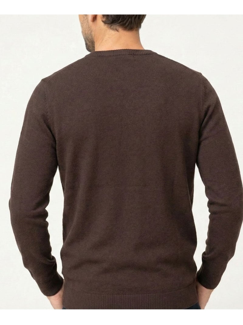 Pull - Terre de Marins Marron - Kiabi