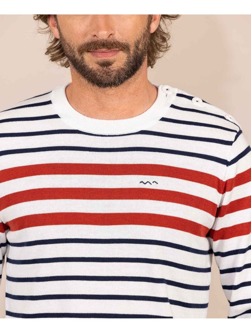 Pull - Terre de Marins Multicolore - Kiabi