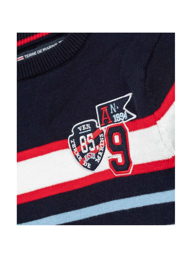 Pull - Terre de Marins Multicolore - Kiabi