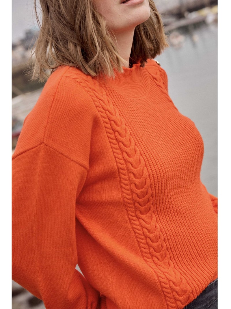 Pull - Terre de Marins Orange - Kiabi