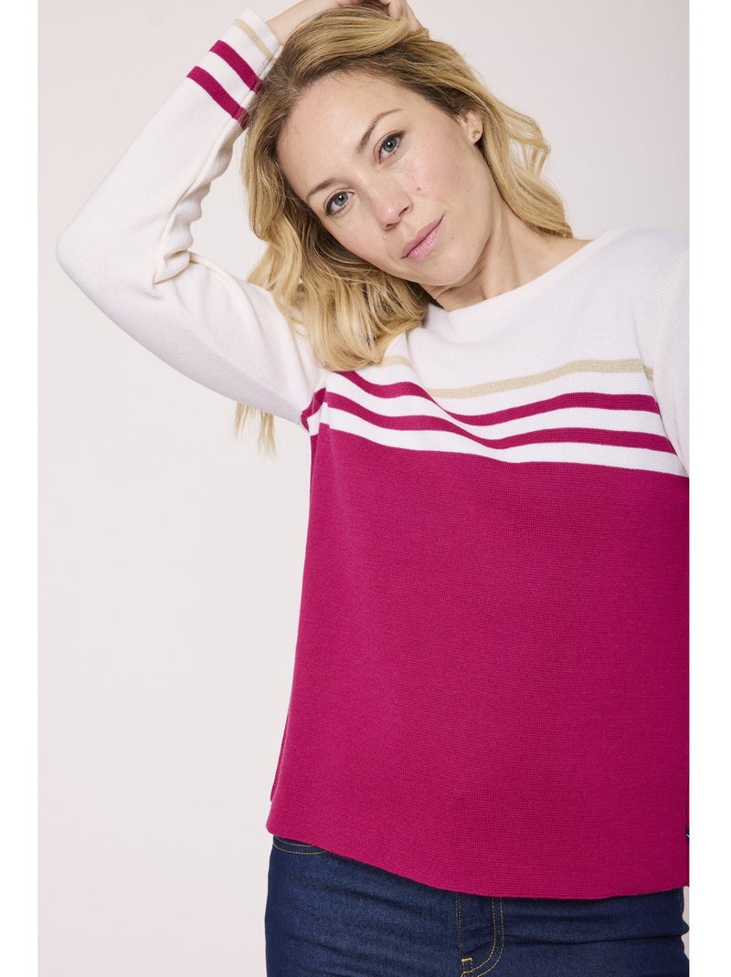 Pull - Terre de Marins Rose - Kiabi