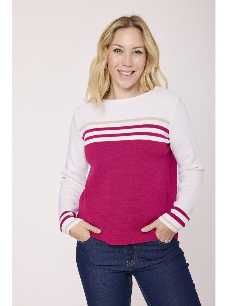 Pull - Terre de Marins Rose - Kiabi