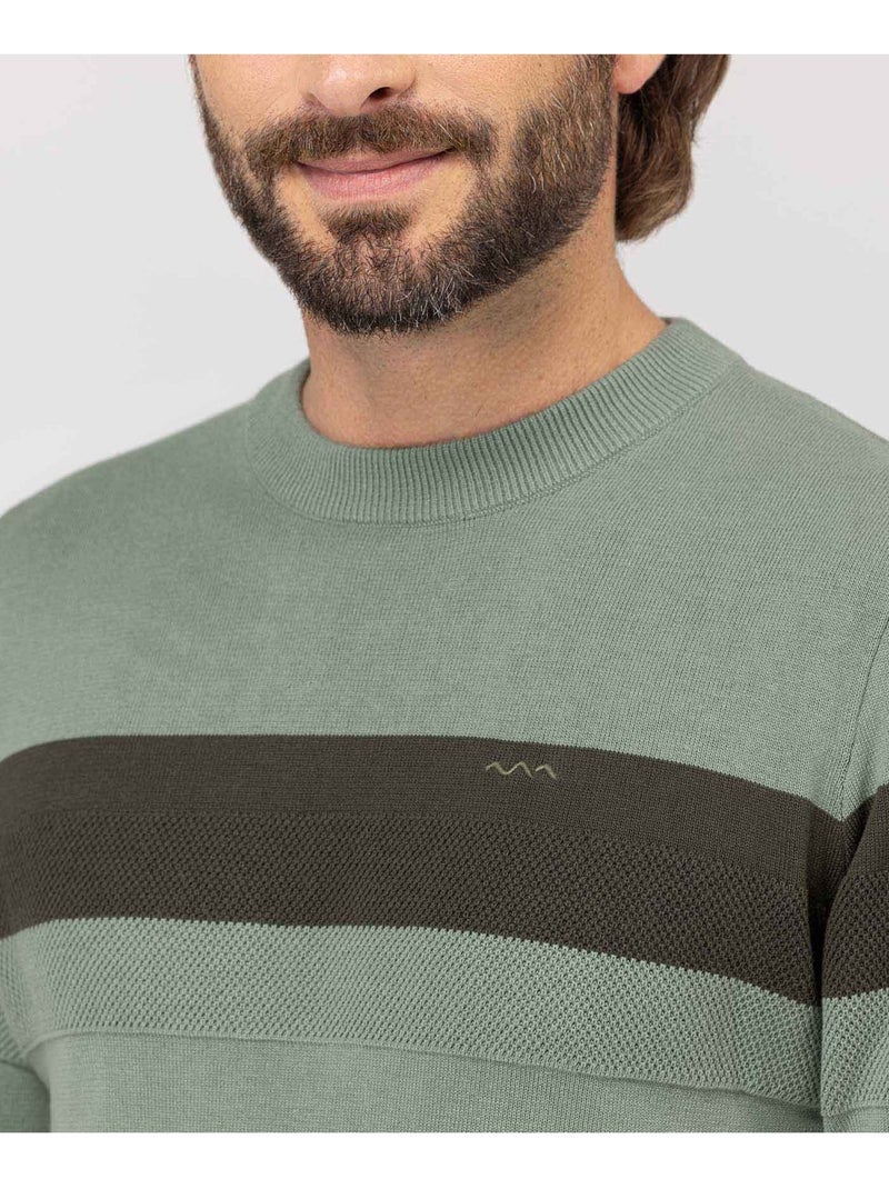Pull - Terre de Marins Vert - Kiabi