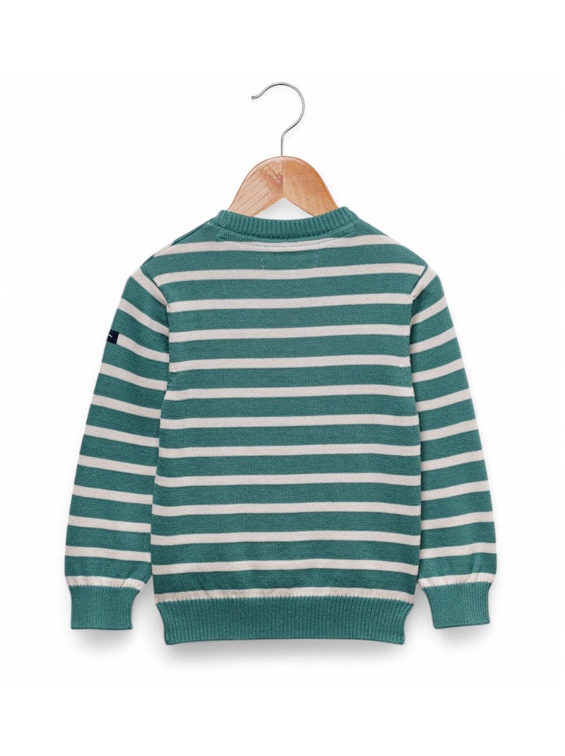 Pull - Terre de Marins Vert - Kiabi