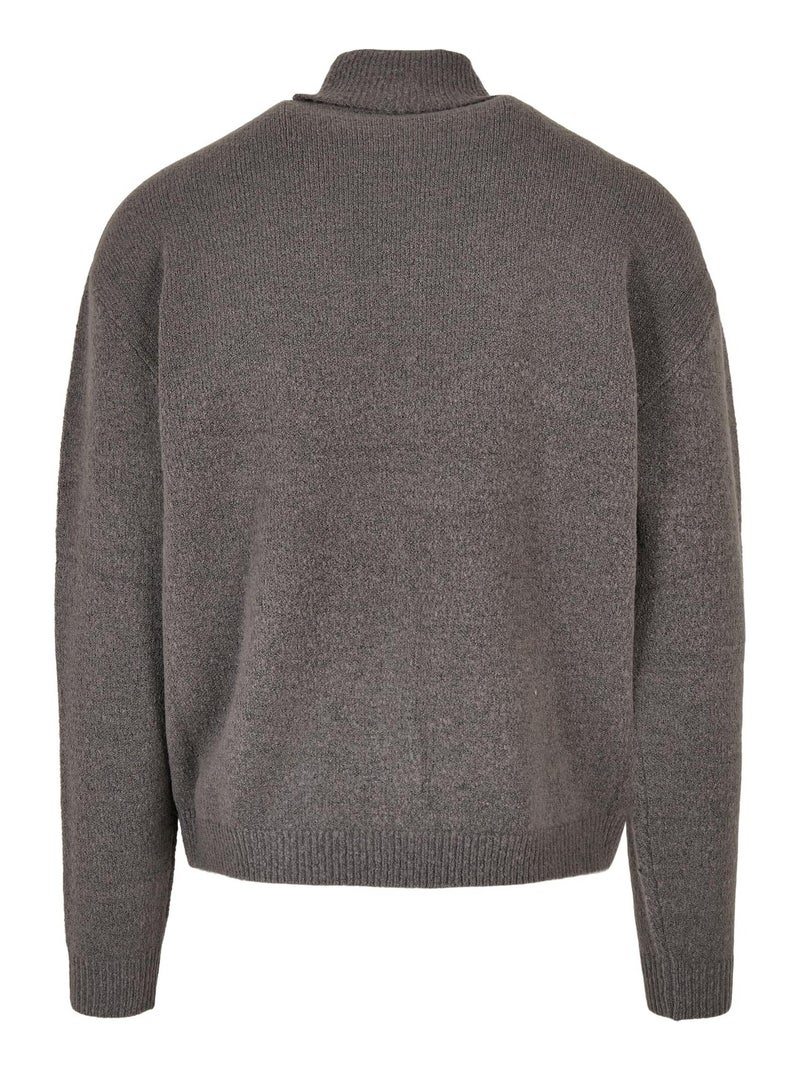Pull - urban classics Gris Gris anthracite - Kiabi