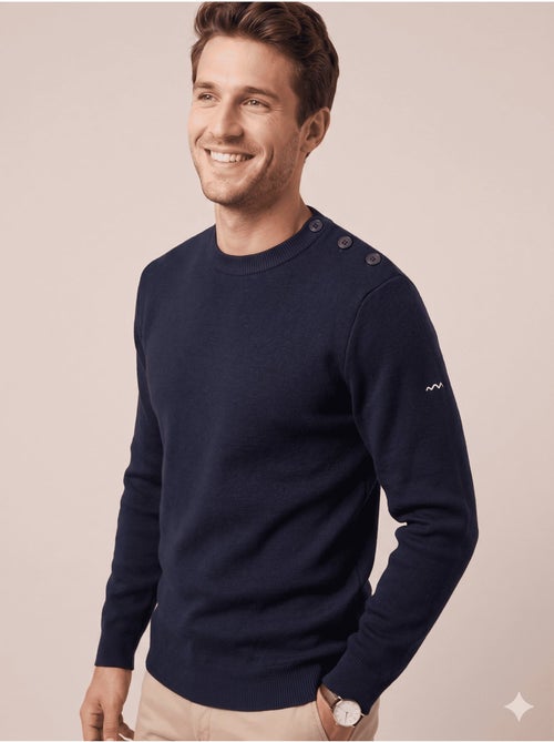 Pull 100% coton - Terre de Marins - Kiabi
