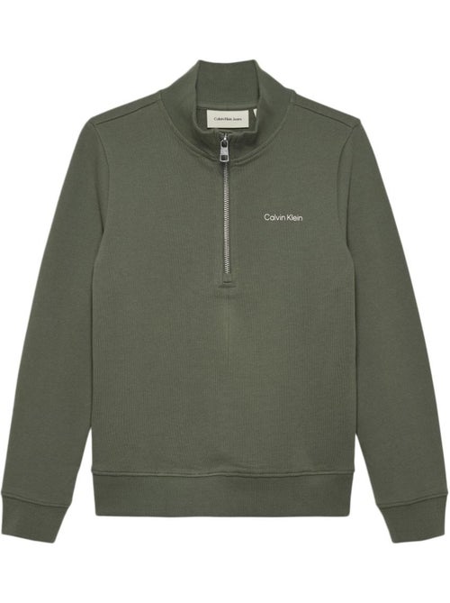 Pull 1/4 de Zip Garçon Calvin Klein Jeans - Kiabi