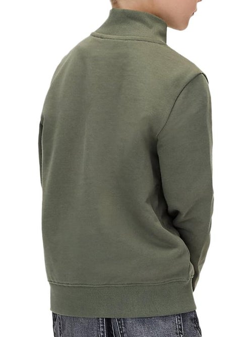 Pull 1/4 de zip garçon calvin klein jeans - Kiabi Pull 1/4 de zip garçon calvin klein jeans - Kiabi