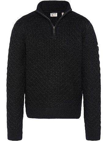 Pull 1/4 de Zip Homme Schott