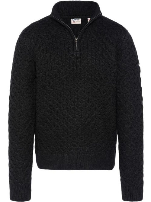 Pull 1/4 de Zip Homme Schott - Kiabi
