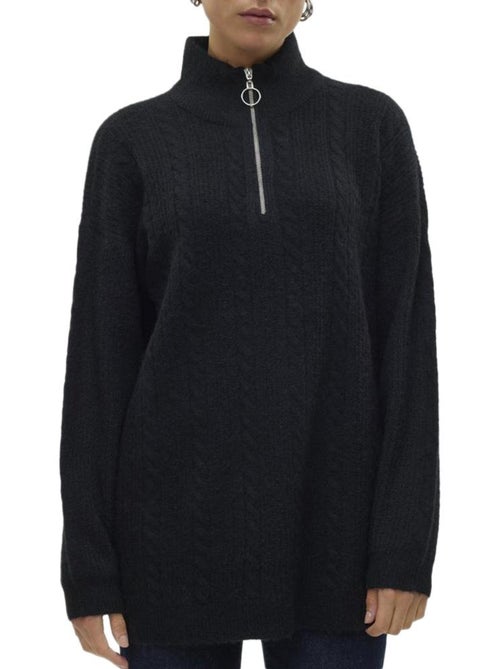 Pull 1/4 Zip Femme Vero Moda - Kiabi