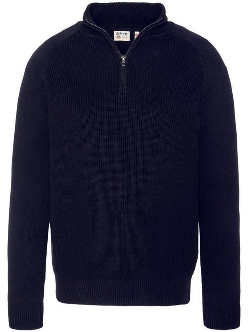 Pull 1/4 zip Homme Schott - Kiabi