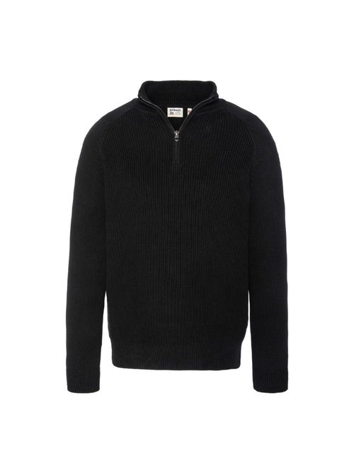 Pull 1/4 zip Homme Schott - Kiabi