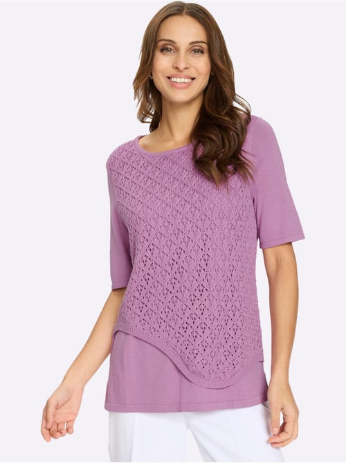 Pull 2 En 1 Aspect 2 En 1 - Taille Standard - Witt - Kiabi Pull 2 En 1 Aspect 2 En 1 - Taille Standard - Witt - Kiabi