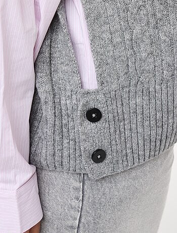 Pull 2-en-1 avec chemise