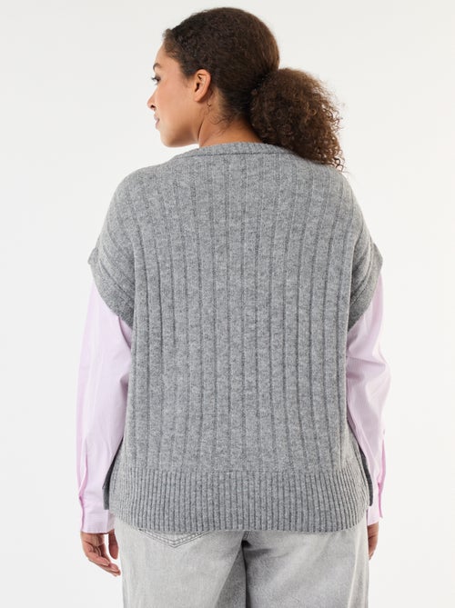 Pull 2-en-1 avec chemise - Kiabi Pull 2-en-1 avec chemise - Kiabi