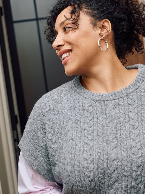 Pull 2-en-1 avec chemise - Kiabi Pull 2-en-1 avec chemise - Kiabi