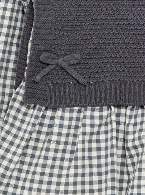Pull 2 en 1 effet blouse - Kiabi Pull 2 en 1 effet blouse - Kiabi