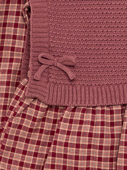 Pull 2 en 1 effet blouse - Kiabi Pull 2 en 1 effet blouse - Kiabi