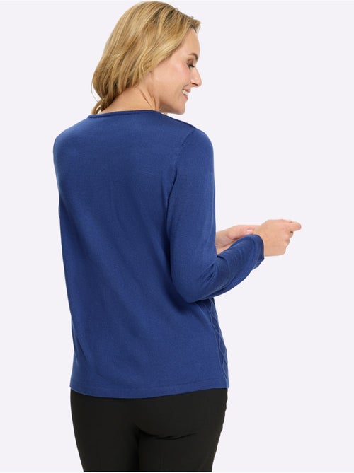 Pull 2 En 1 Lien à Nouer - Taille Standard - Moda Vilona - Kiabi