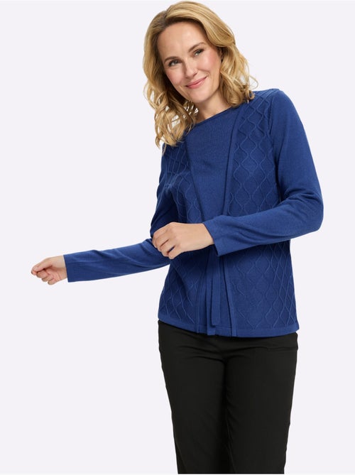 Pull 2 En 1 Lien à Nouer - Taille Standard - Moda Vilona - Kiabi