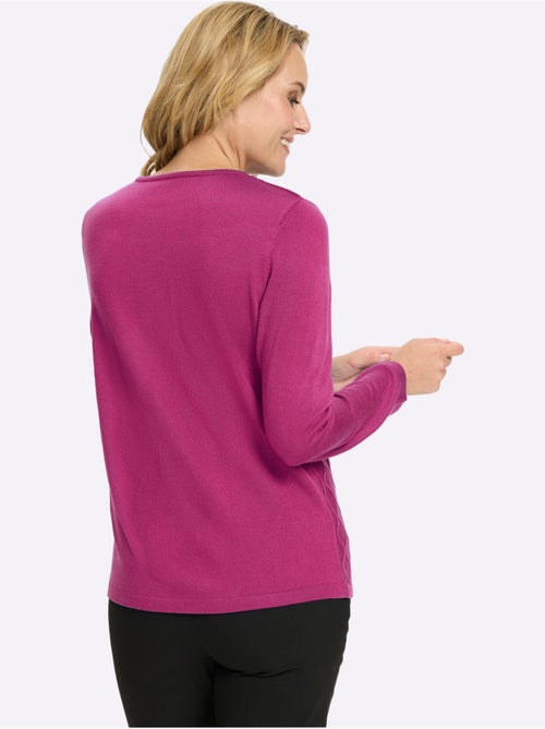 Pull 2 En 1 Lien à Nouer - Taille Standard - Moda Vilona - Kiabi Pull 2 En 1 Lien à Nouer - Taille Standard - Moda Vilona - Kiabi