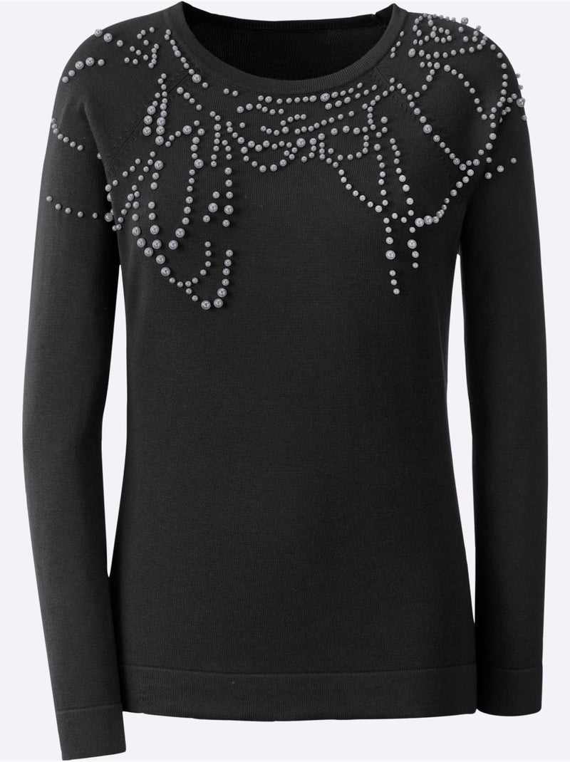 Pull 50% Modal - Taille Standard - Helline Gris - Kiabi