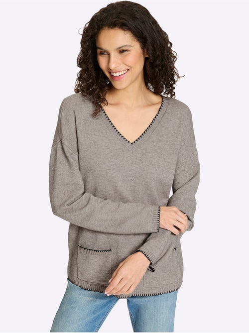 Pull 50% Viscose - Taille Standard - helline - Kiabi