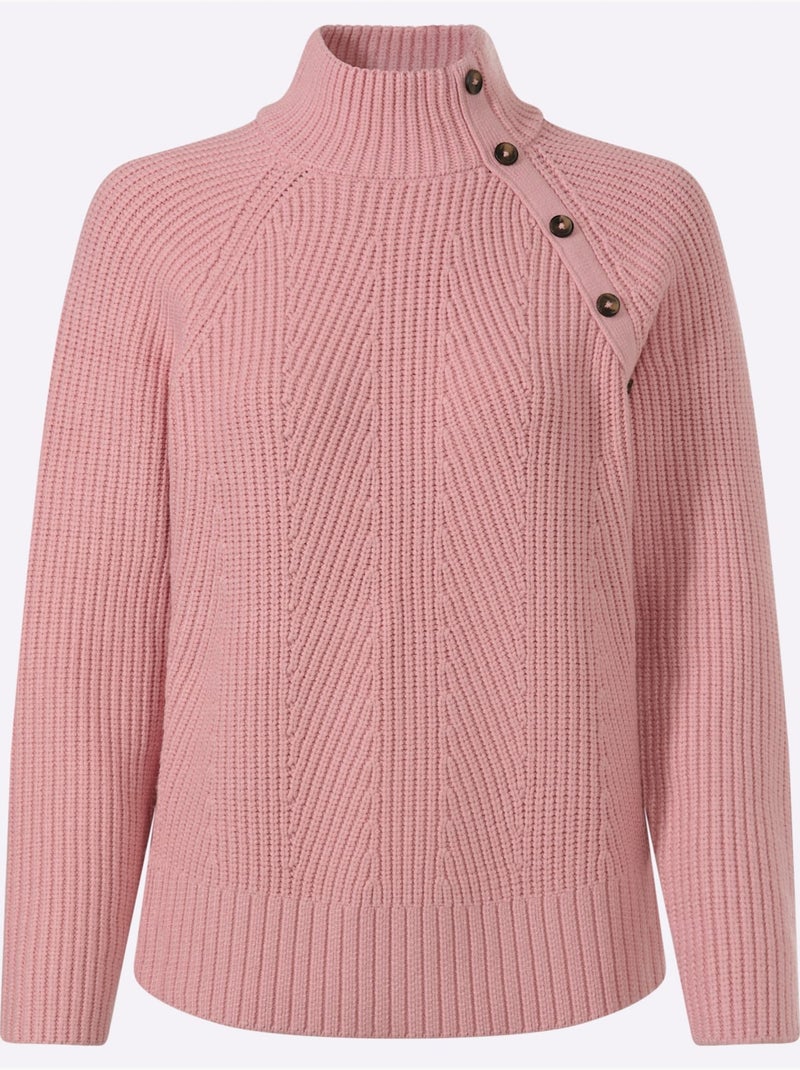 Pull 50% viscose - taille standard - helline Rose - Kiabi