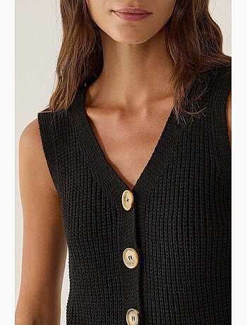 Pull à boutons en tricot hiccup