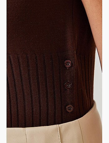 Pull à boutons latéraux lucci