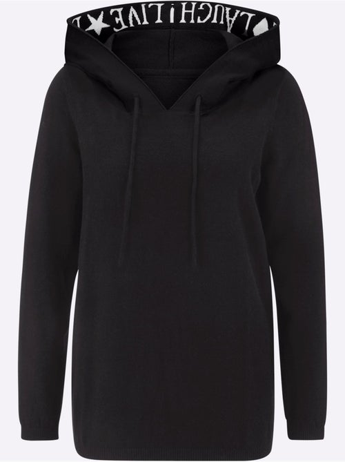 Pull à Capuche Capuche Avec Coulisse Et Lien à Nouer - Taille Standard - helline - Kiabi