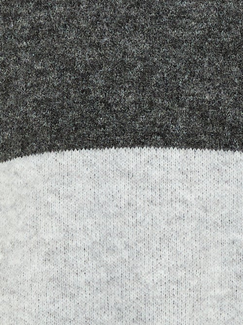 Pull à capuche color bloc - Kiabi