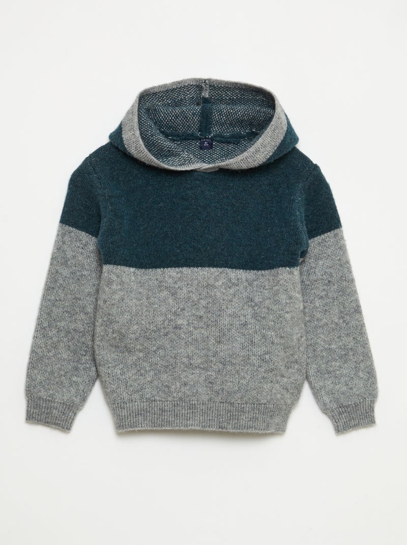 Enfant | Pull à Capuche Kaki à Glissière Par C.P. Company Kids | SSENSE